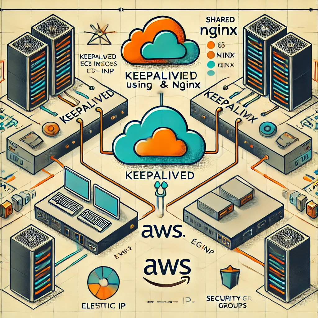 AWS中Keepalived+Nginx高可用部署流程